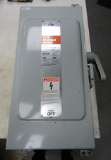 💥 I-T-E 100 AMP NON-FUSED HEAVY DUTY SWITCH 3 POLE 600 VAC 3Ø NF353H/NF353H-CH