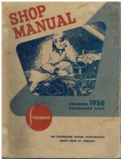 Studebaker Champion 9g Commander 17a Saloon Cabrio 1950 Factory Workshop Manual