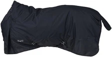 Winter Horse Turnout Blanket-1200D -Snuggit - Black - 69"to 84" - 200 Gr