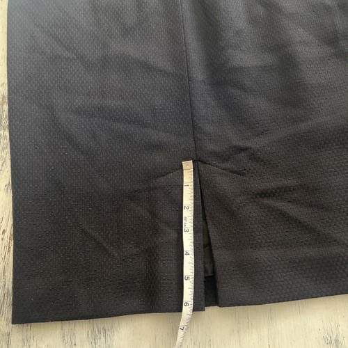 Paul Stuart VTG Y2k Black Virgin Wool Pencil Skirt Sz 6-8 Lined Italy - Picture 10 of 11