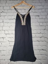 Bcbgeneration Embroidered Lace Up A-Line SunDress Size S