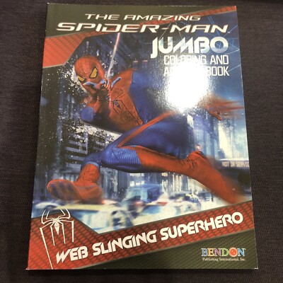 The Amazing Spider-Man Jumbo Coloring & Activity Book Web Slinging ...