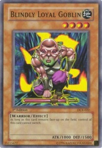 Blindly Loyal Goblin - DCR-022 - Common - Unlimited Edition x3 - Near Mint