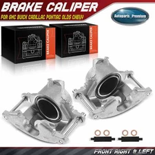 2x Front LH & RH Brake Caliper for Chevy Malibu GMC Buick Cadillac Pontiac Olds