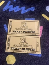 (2) Chuck E Cheese 100 Ticket Blasters - Near Mint Condition
