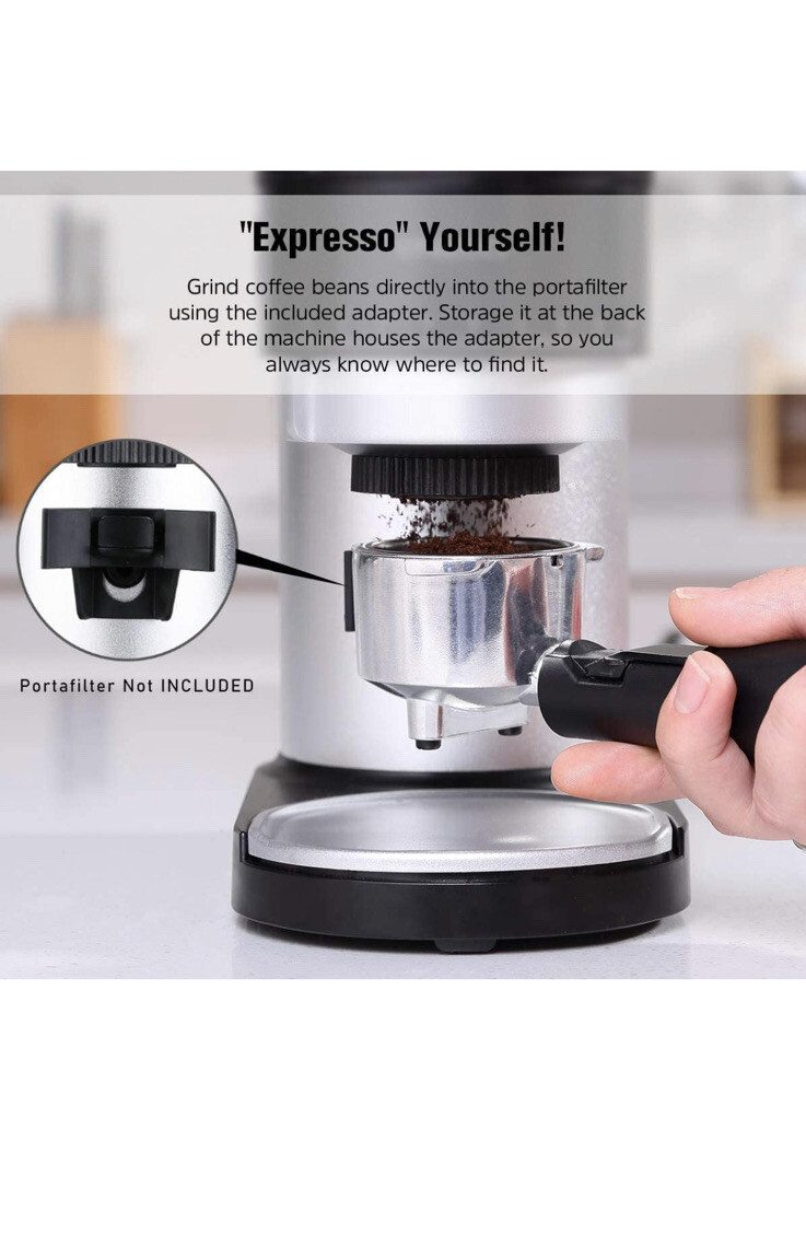 Conical Burr Coffee Grinder ENZOO Electric Coffee Bean Grinder with