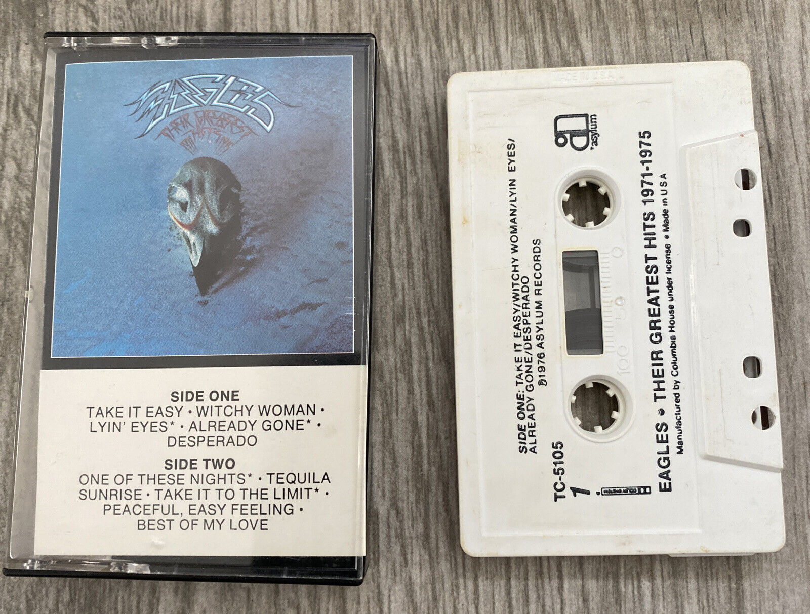 EAGLES - Get Over It / Get Over It (Live)- Cassette Tape