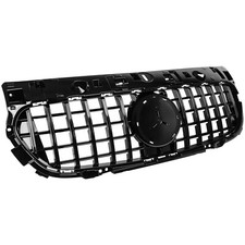 Passt für Den Mercedes Citan W420 Kühlergrill Glanz Schwarz GT Look Grill