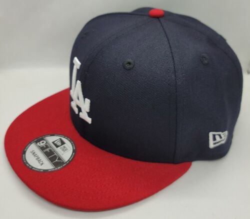NUEVA ERA 9FIFTY GORRA SNAPBACK. MLB. LOS ANGELES DODGERS. AZUL MARINO Y ROJO. - Imagen 3 de 7
