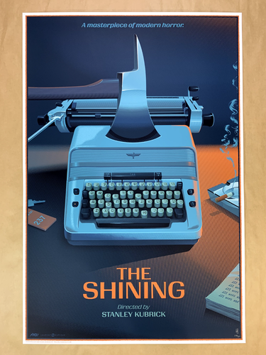 The Shining Typewriter by Laurent Durieux xx/325 Mondo 24" x 36" inches