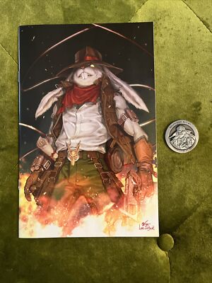  Billy the Kit  #1 (Blue Juice) Linebreakers InHyuk Lee Virgin Variant + Coin NM