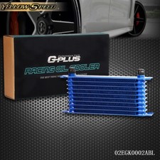 10 Row An-10 Fit For Universal Engine Transmission Oil Cooler Blue 10 Row An-10 Fit For Universal Engine Transmission Oil Cooler Blue