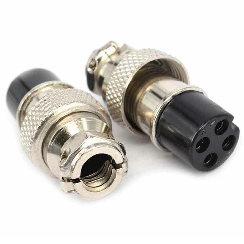 Buwei GX16 Aviation Stecker 4 Pin – Stecker Und Buchse Aus Vernickeltem Kupfer, 5A/125V, Für Elektronik & Modellbau