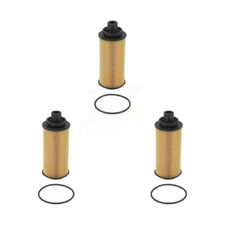 Engine Cartridge Oil Filter 3 PCS Set For 16-22 Chevy Colorado GMC Canyon 2.8L