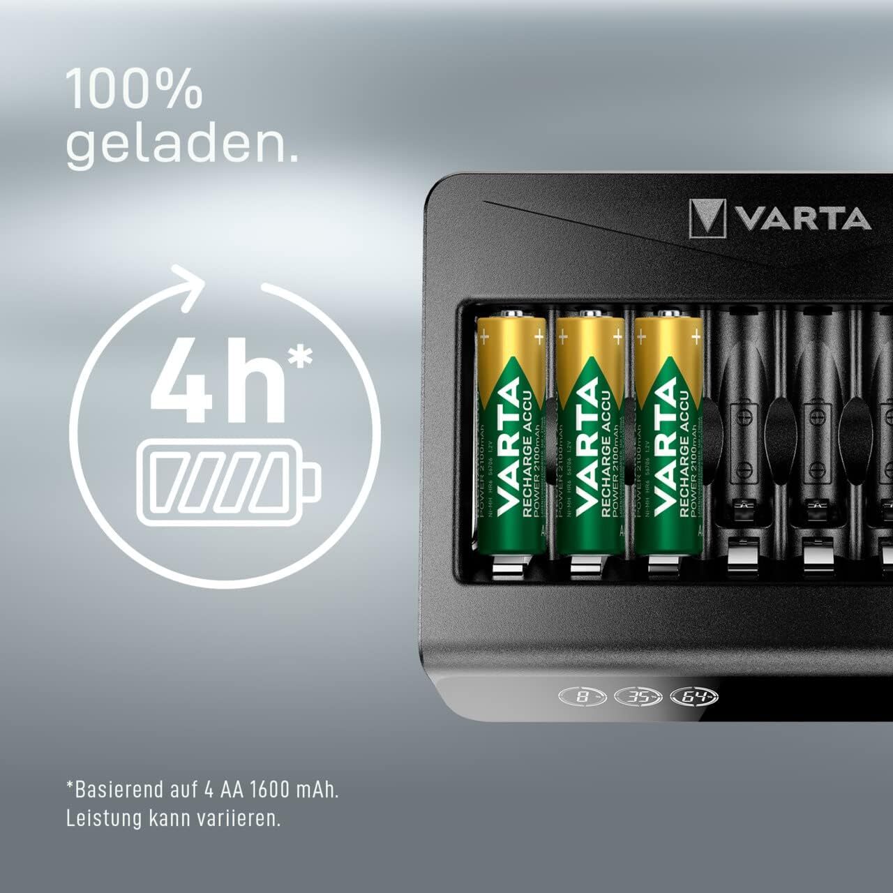 Thumbnail - Varta Akku Ladegerät, Batterieladegerät Für Wiederaufladbare Aa/aaa,