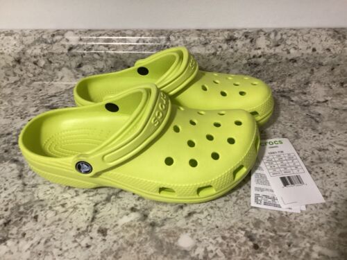 Crocs Shoes Sandals Clogs Classic Women’s Size 8 Citrus Yellow Men’s Sz 6 New