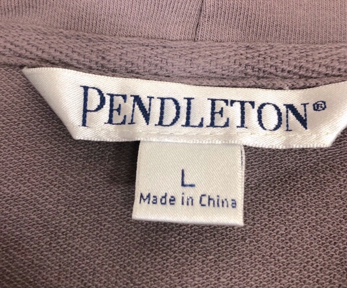 Pendleton Jacket Womens L Full Zip Split Hood V c… - image 4