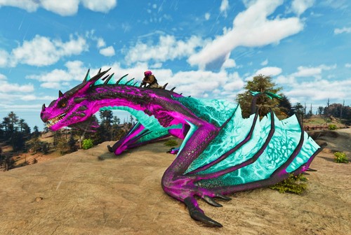 ARK Survival Ascended Galaxy Fire Wyvern Top Stats. ( 3 EGGS ) Xbox,PVE,PS5,PC