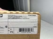 Lot of 2 P5E24BF Hubbell Patch Panel New Cat 5e, Front Access, T568B, 24-Port