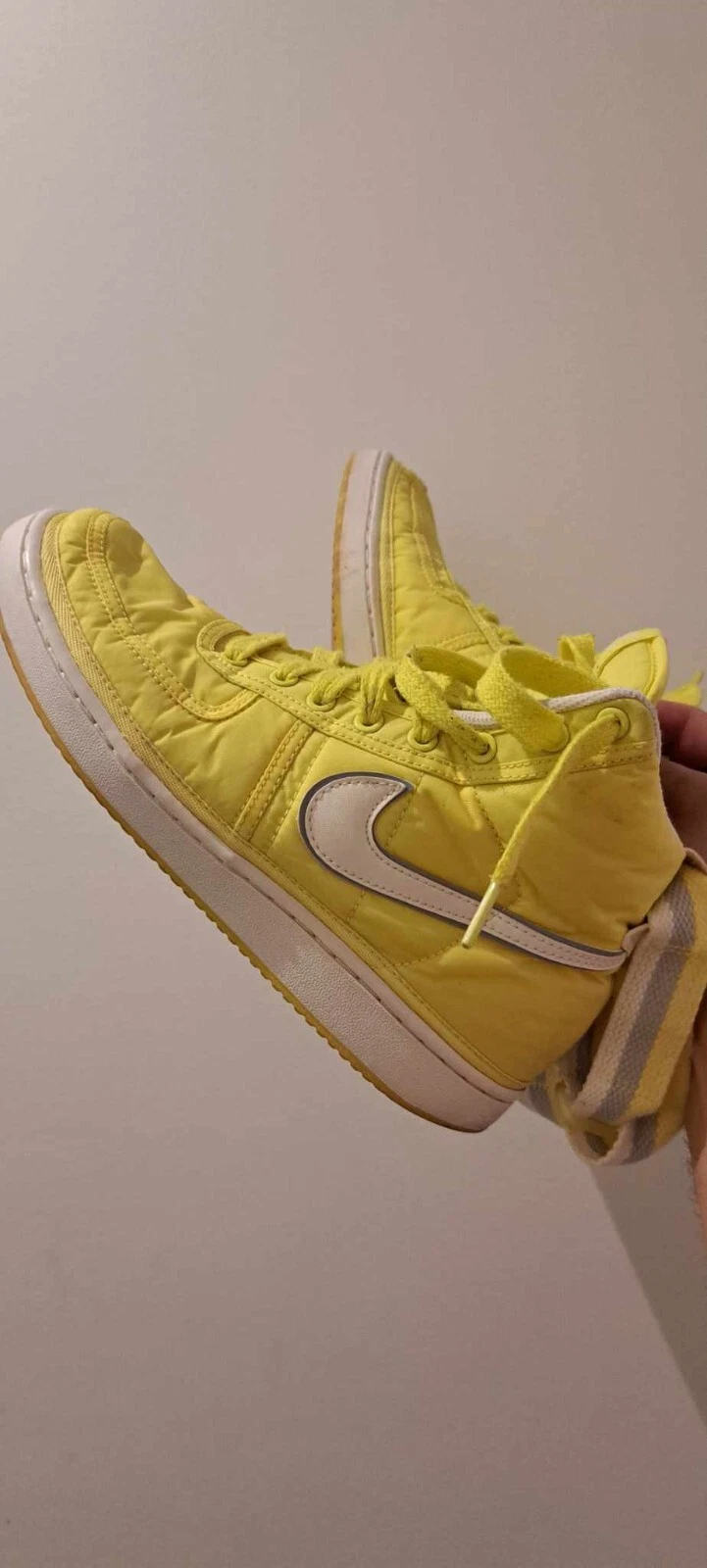 Nike Vandal High Supreme VNTG Sonic Jaune Taille 8,5 US,