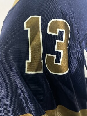 Kurt Warner #13 St Louis Rams NFL Puma 1999 Blue Home Jersey Men's