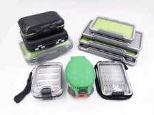 1 PC Rudder Fly Box Fly Fishing Double Sides Single Pocket Silicon Foam