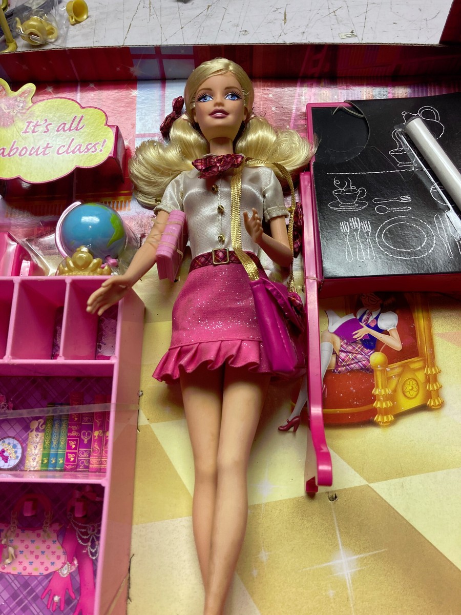 Muñecas Barbies Juegos De Barbie Escuela De Princesas Playset