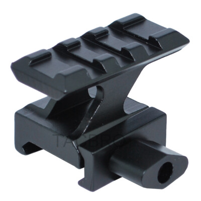 1'' Inch High 3 Slot Riser Mount See Through 20 mm Weaver Picatinny Rail