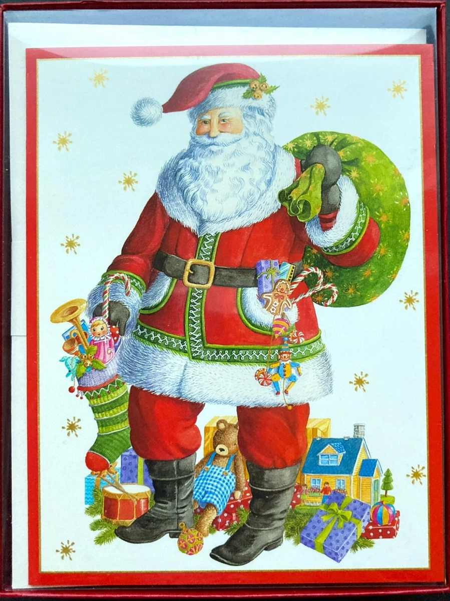 Caspari Holiday Cards Caspari Cardinals And Magnolia Boxed