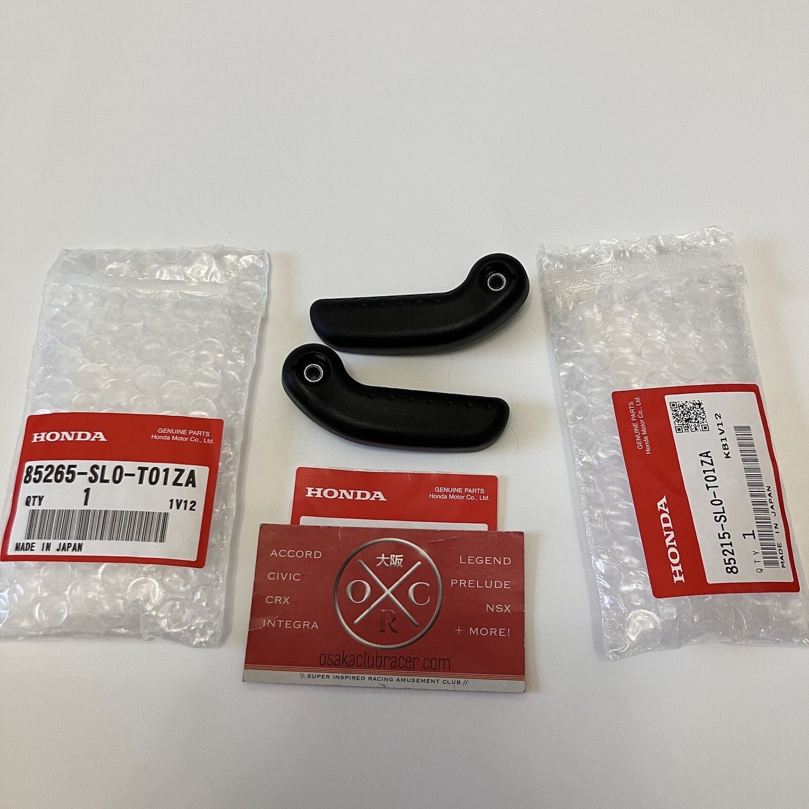 Genuine OEM Honda Acura NSX-T Targa Top Release Lock Handle Set 95-05 NA1 NA2 OE