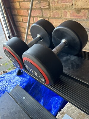 Pair of Jordan Commercial Urethane Dumbbells 32.5kg eBay