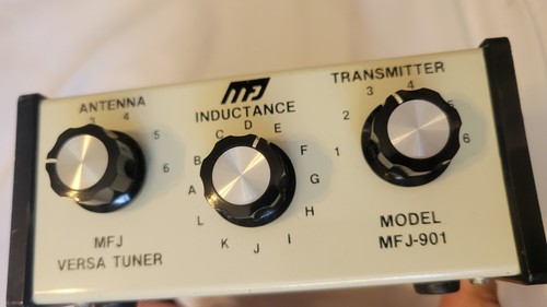 MFJ-901 ECONO TUNER/ANTENNA/INDUCTANCE/TRANSMITTER - Untested - Zdjęcie 6 z 8