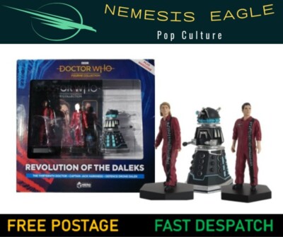 DOCTOR WHO REVOLUTION OF THE DALEKS 13TH DOCTOR FIGURE BOX SET EAGLEMOSS  NEW UK