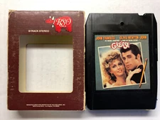 Grease Movie Soundtrack 8-Track Tape 1978 RSO Records 8T-2-4002 GOOD PAD/SPLICE