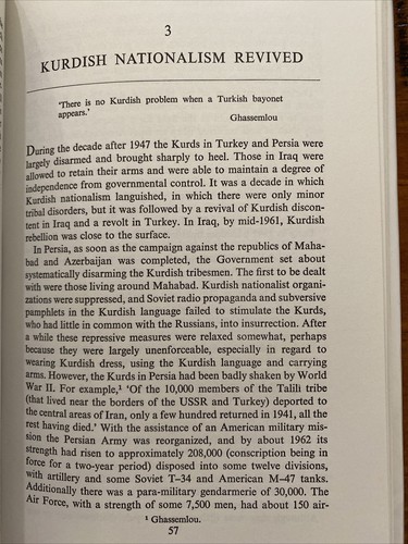 The Kurdish Revolt 1961-1970 By Edgar O’Ballance 1973 Iraq War Conflict Military - Picture 10 of 12