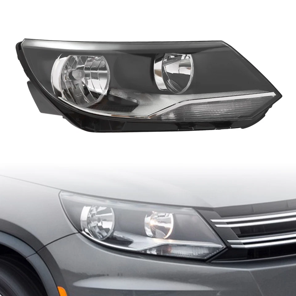 For 2012-2017 Volkswagen Tiguan Headlight Halogen Headlamp(s) Left/Right Side Foto 3 de 4