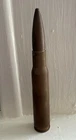 Large Brass Bullet Stamped L C 0 5. With Green Patina 5.5” Tall