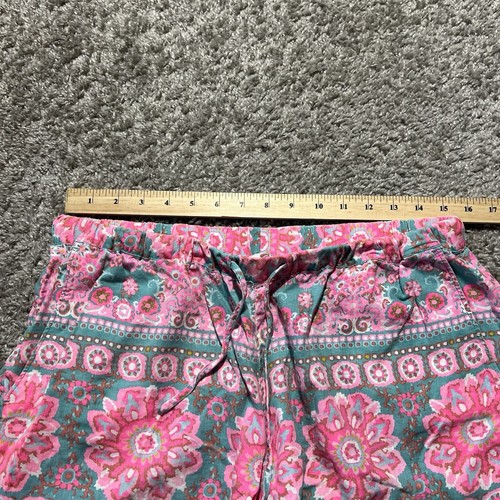 Vineyard Vines Damen rosa Leinenmischung Shorts Medium Paisley Blumenmuster - Bild 4 von 8