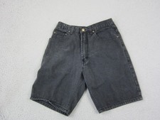 Vintage Route 66 Jean Shorts Adult 32 Black Denim Jorts Y2K Relaxed Fit Mens
