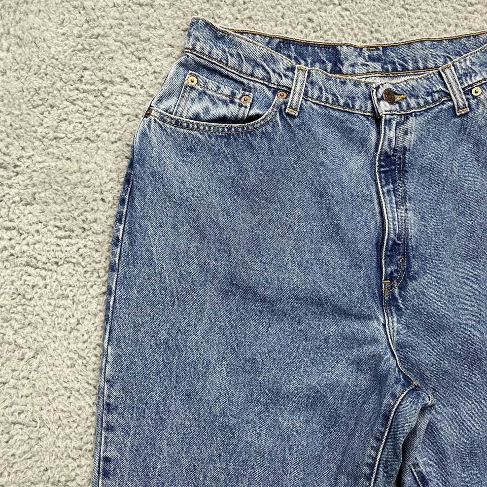 Vintage Levi's Jeans Womens 33W 33L High Rise Tapered Leg Denim Red Tab Mom 90s - Image 3 of 4