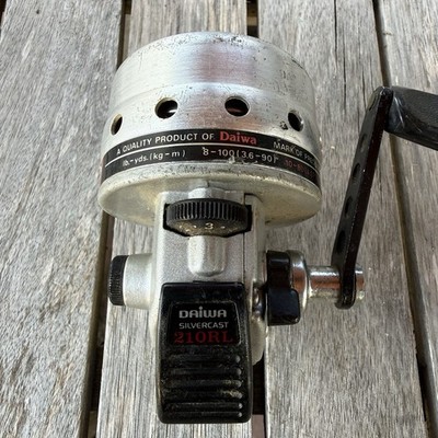 Vintage Daiwa Silvercast 210 RL Spincast Reel In Working Order | eBay