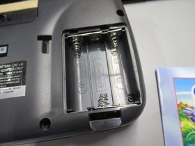 Sega Game Gear Console Black w/ Bag & 7 Games Sonic 2, Sports Illustrated BB&FB