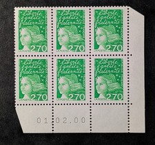 France 1997 Coin Date Stamp 3091 Marianne Luquet New MNH