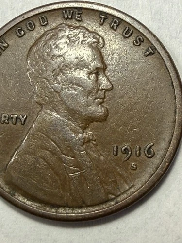 ** 1916-S LINCOLN CENT- VF  (UPGRADE THAT SPOT IN YOUR SET)  PRICED TO SELL🔥**