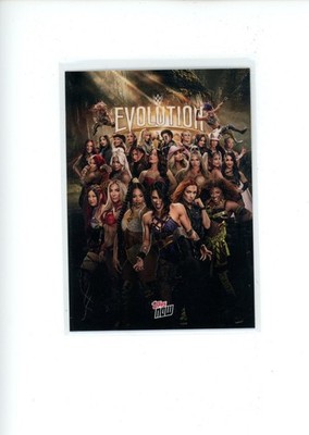 2025 Topps Now WWE Evolution #EVOL Poster QTY AVAIL