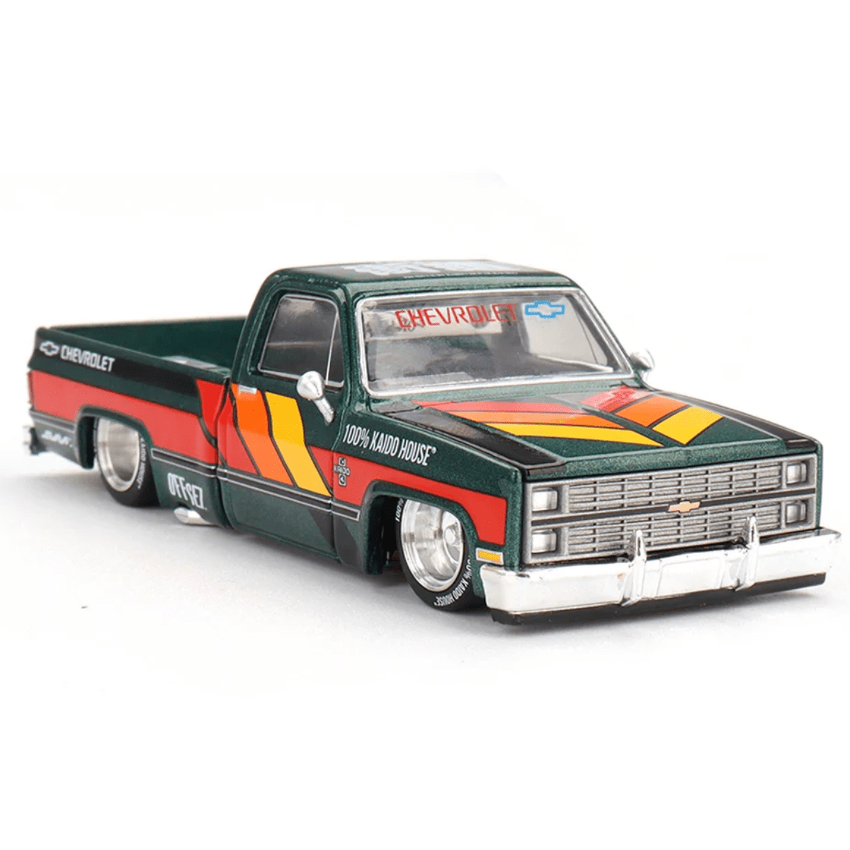 1:64 Scale Mini GT Chevrolet Silverado Kaido Works Car KHMG226