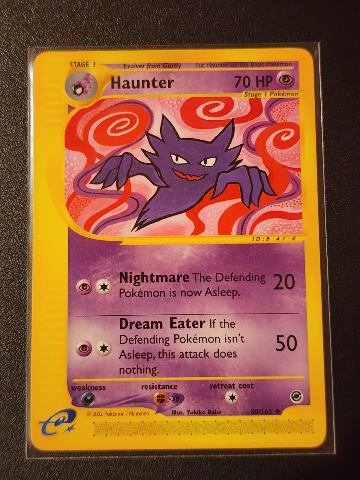 NM Pokémon TCG Haunter Expedition Card 80/165 Regular Non Holo Uncommon