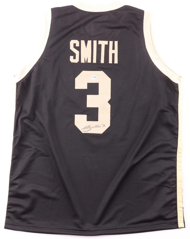 Braden Smith Signed Purdue Boilermakers Jersey (JSA) 2025 Big 10 Player o/t Year