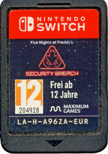 ebay® Auktion 277897470556 | Five Nights at Freddy's: Security Breach | Nintendo Switch |Modul | Zustand: GUT Thumbnail of ebay® auction 277897470556 | Five Nights at Freddy's: Security Breach | Nintendo Switch |Modul | Zustand: GUT