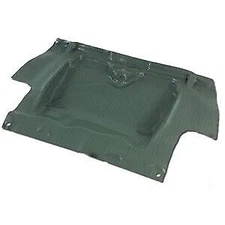 1969 Camaro & Firebird Molded Rubber Trunk Mat OE Quality! Aqua & Black